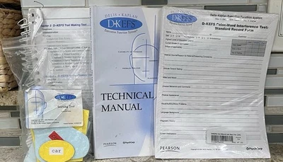 D-KEFS Delis-Kaplan Executive Function System Manuals Record Forms Sorting Test - Image 1 of 4