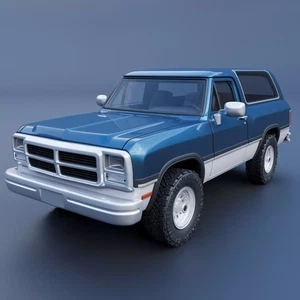 1/25th resin 3d printed 91 Dodge Ramcharger by Bezrodny - Picture 1 of 7