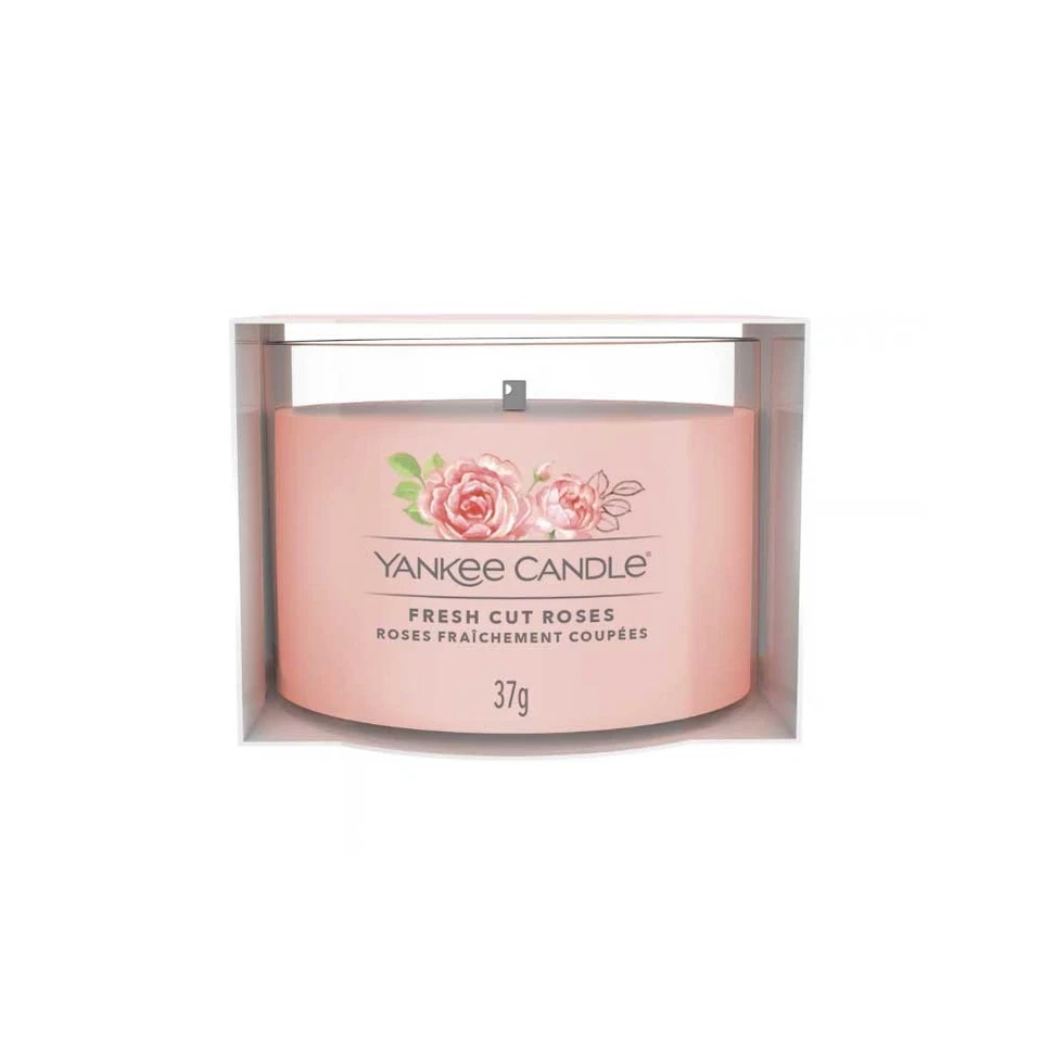Yankee Candle Vela Exvotos de Vidrio Individual Fresco Corte Rosas - Imagen 1 de 1