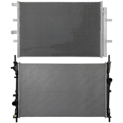Radiator & AC Condenser Cooling Kit For 2015-2019 Ford Transit-150 Transit-250 Foto 1 de 4