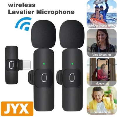 JYX Mini-Lavalier-Funkmikrofon für Audio- und Videoaufnahmen für Interviews/Vlog - Bild 1 von 4