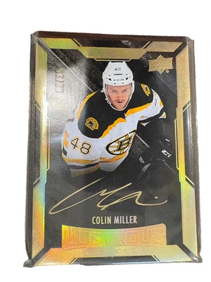 2015-16 UD Black Illustrous Rookies #64 Colin Miller 12/25 Boston Bruins RC - Image 1 of 2