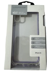 LifeProof Next Case for Apple iPhone XR - Clear/Purple - Picture 1 of 2