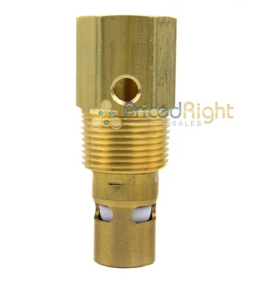 1" Male NPT X 3/4" Female NPT Air Compressor In Tank Check Valve Brass - Image 1 of 4