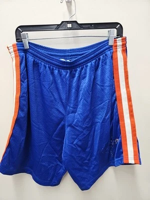 复古纽约尼克斯队球员发行初学者篮球短裤,尺寸 L — 第 1/4 张图片