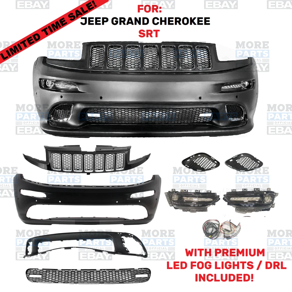 Front Bumper Assembly  For 2014 2015 2016 JEEP  Grand Cherokee SRT SRT8 Foto 1 de 4
