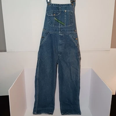 Vintage Key Imperial Denim Bib Overalls Mens 29X28 Blue Carpenter 272.42 - Image 1 of 4