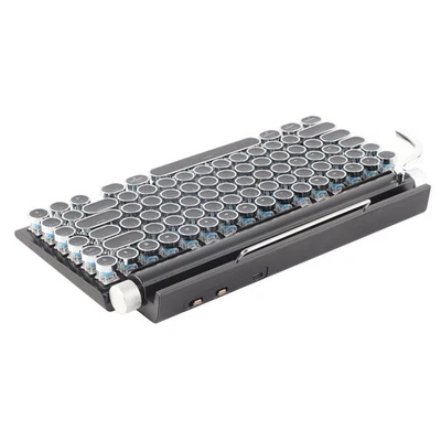 Typewriter Keyboard 83 Keys Vintage Wireless Mechanical Keyboard With - Image 1 of 4