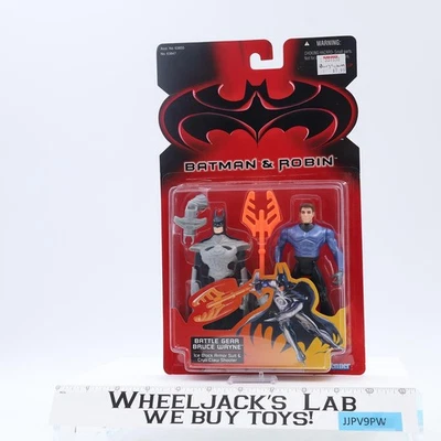 Battle Gear Брюс Уэйн DC Comics Бэтмен и Робин 1997 Фигурка Кеннера НОВАЯ ЗАПЕЧАТАННАЯ - Изображение 1 из 4