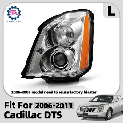 HID/Xenon Headlight 2006 -2011 Cadillac DTS Base Luxury Projector Left Driver Foto 1 de 4