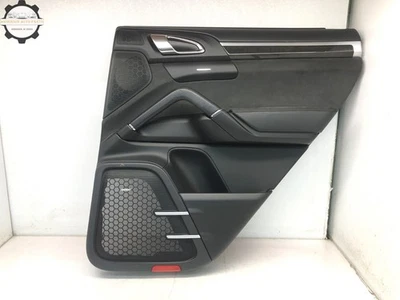 2011-2018 PORSCHE CAYENNE GTS RIGHT PASSENGER REAR INTERIOR DOOR PANEL OEM #NOTE - Image 1 of 4