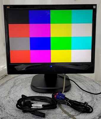 VIEW SONIC VS11444 VX1932WM-LED 19" LCD Monitor VGA DVI GRADE B SEE NOTES - Image 1 of 4