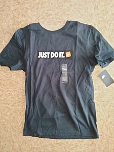 Nike T Shirt Men's Small Sportswear "Just Do It" Short Sleeve Crew Neck E17 - Picture 1 of 3