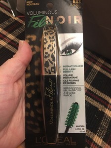 L'Oreal Paris Voluminous Feline Noir Washable Mascara, Blackest Noir 0.27 oz-633