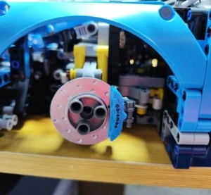 4x "Lego" Technic Klemmbaustein Bremssättel Brembo Blau NEU - Bild 1 von 2