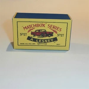 Caja de reproducción Matchbox Lesney 27 c Cadillac Sixty Special C Style - Imagen 1 de 4