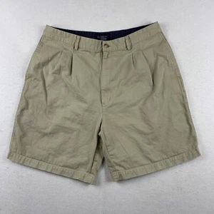 Vintage GANT Plissee Khaki Shorts Herren 34 100% Baumwolle - Bild 1 von 8