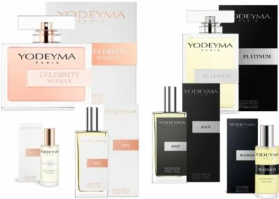 Yodeyma Paris Eau de Parfum Fragrance for Him & Her 15ml 50ml 100ml Range
