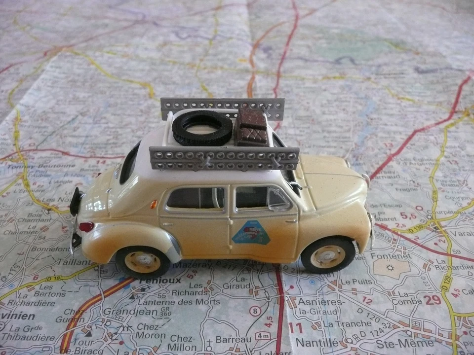 RENAULT 4 CV Raid Méditerannée 1950 ELIGOR 1/43 - Photo 1/1