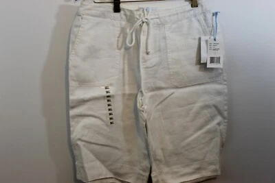 (NUEVO CON ETIQUETAS) Pantalones Cortos de Lino para Mujer Liz Claiborne Foto 1 de 4