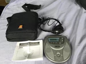 jwin jx-cd575 with head phones and vinyl carring case - Picture 1 of 9
