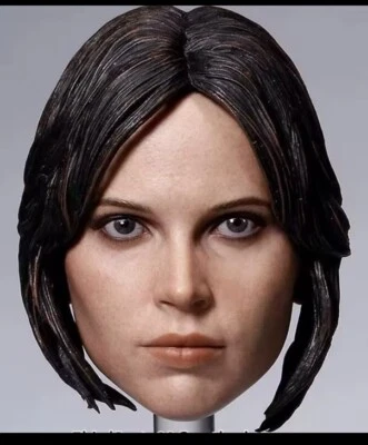 1/6 Star Wars Rogue One JEAN ERSO Head Sculpt USA In Hand - Image 1 of 4