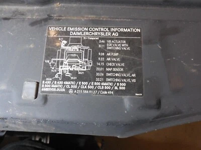 Soporte de montaje de radiador superior delantero Mercedes Benz 00'-06' W220 S430 S55 Foto 1 de 4