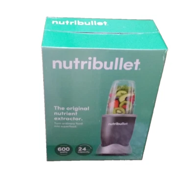 NutriBullet Nutrition Extractor Licuadora Exprimidor 600 vatios Nuevo sellado de fábrica Foto 1 de 4