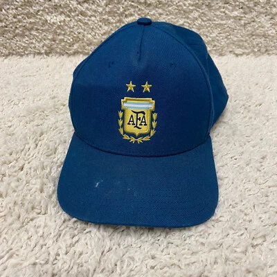 Adidas Argentina Hat Small Snapback Blue Gold White National Soccer Football Men - Image 1 of 4