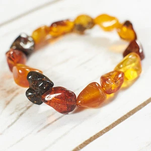 Authentic Baltic Amber Bracelet: Unique and Elegant Jewelry - Picture 1 of 5