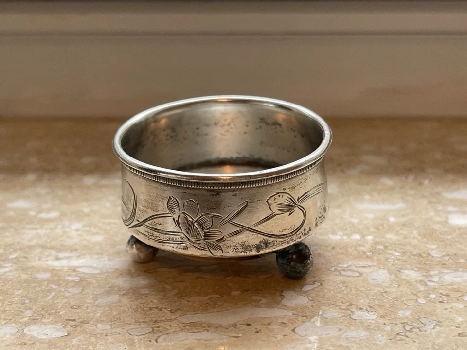 Antigua salina rusa 84 plata Vasiliy Sikachev marca de Moscú 1800 Foto 1 de 4