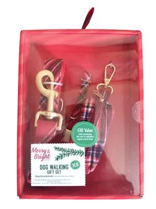 Merry & Bright XS Halsband, Leine 4 Fuß, Halsband & Tasche Zubehör Geschenk HUND Walking Set - Bild 1 von 6