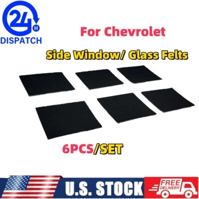 Side Window Glass Felts w/ Adhesive Back For 1970-81 Chevrolet CAMARO FIREBIRD - Imagem 1 de 4