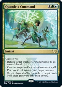 FOIL MTG Quandrix Command STX Rare SealedinSleeve - Picture 1 of 1