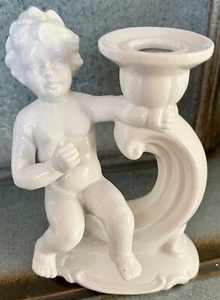 Gräfenthal Figur Putto Kerzenhalter Porzellan - Bild 1 von 5