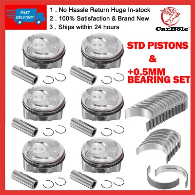 Pistões STD e rolamento de haste principal +0,50 mm para Hyundai Santa Fe Kia Sedona 2011-2019 - Imagem 1 de 4