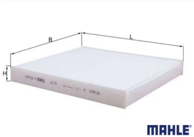 Filtro Mahle LA 74, aire de cabina para Chevrolet Opel Astra G H GTC Zafira A nuevo Foto 1 de 4