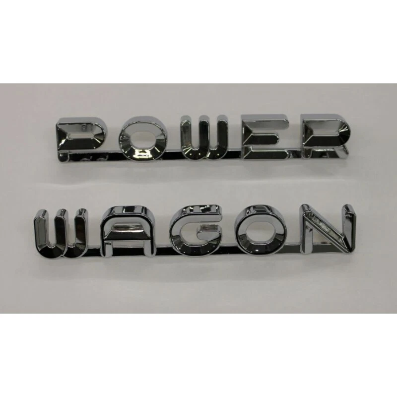 Emblema capó delantero Power Wagon, Dodge and Fargo Truck, 1957, 1958-1968, nuevo Foto 1 de 1