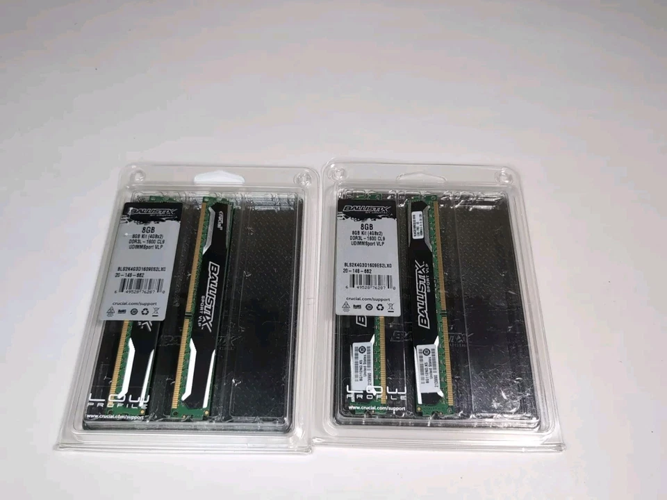 BALLISTIX SPORT VLP 16GB 4GBx4 1600MHZ  - Image 1 of 2