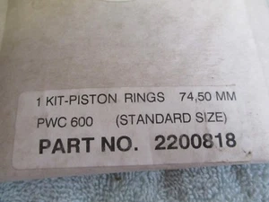 Polaris OEM New piston rings 2200818 #8655 - Picture 1 of 2