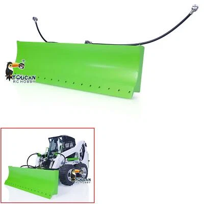 LESU Metal Green Shovel Dozer Blade DIY for 1/14 RC Hydraulic Skid Steer Loader - Image 1 of 4