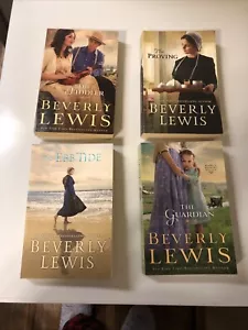 4 Beverly Lewis PB Book Lot The Guardian Fiddler Proving Ebb Tide Amish Romance - Imagen 1 de 5
