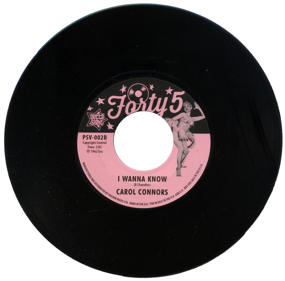 CAROL CONNORS "THAT'S ALL IT TAKES c/w I WANNA KNOW" 1962 R&B - Image 1 of 1