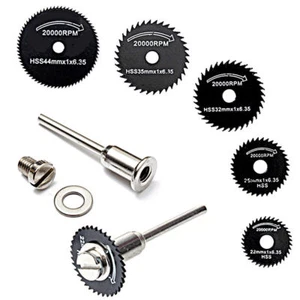 HSS KREISSÄGEBLÄTTER SET METALL FÜR DREMEL WERKZEUGE SÄGEBLATT TOOL PROXXON NEU - Bild 1 von 3