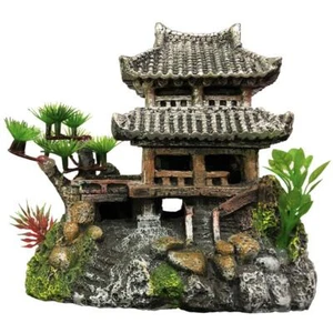 Resin Castle Decorations Multicolor Aquarium Sculpture Ecofriendly Fish Tank Cas - Picture 1 of 6