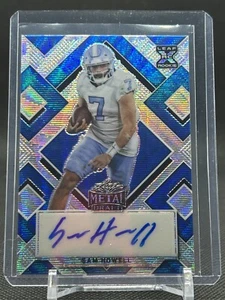 2022 Leaf Metal Draft Auto XRC Wave Blue Sam Howell #13/25 No. BA-SH1 - Picture 1 of 2