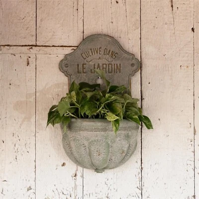 ESTANTE MACETA PARED COLGANTE METAL -LE JARDÍN-DECORACIÓN JARDÍN-27""H Foto 1 de 3