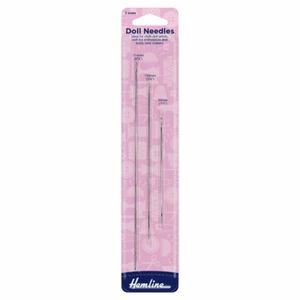 Hemline Doll Needles Hand Sewing Needles 3 Pack Dolls - Picture 1 of 1