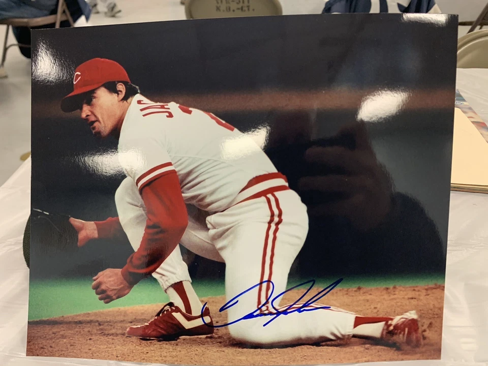 Fotografía de béisbol 8 x 10 autografiada por Danny Jackson  Foto 1 de 2