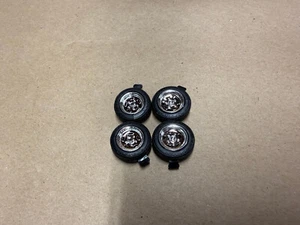 CROMO Ansen Slot Style ruote piccole pneumatici abbinati 13" VW Import scala 1/25 SET - Foto 1 di 6